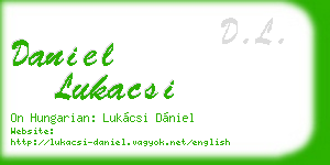 daniel lukacsi business card