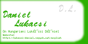 daniel lukacsi business card